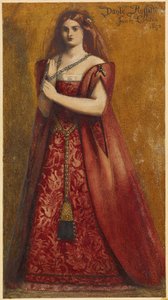 Rödklädd av Dante Gabriel Charles Rossetti