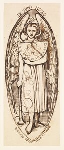 Dantis Amor - Studie av kärlek med solur och fackla av Dante Gabriel Rossetti