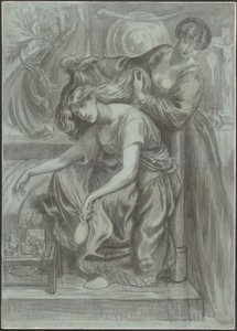 Desdemonas dödssång av Dante Gabriel Rossetti