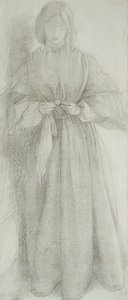 Elizabeth Siddal (fru Dante Gabriel Rossetti) av Dante Gabriel Rossetti