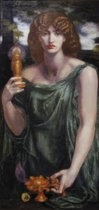 Mnemosyne av Dante Gabriel Rossetti