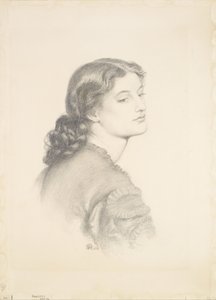 Porträtt av Ada Vernon av Dante Gabriel Rossetti