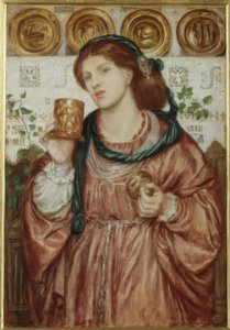 Den kärleksfulla koppen av Dante Gabriel Charles Rossetti