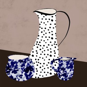 Prickigt och blommigt