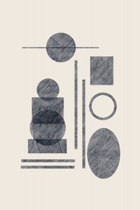 Strukturerade geometriska former av Danushka Abeygoda