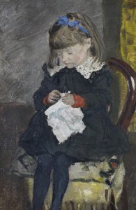 Porträtt av Emma Bogaerts av Darío de Regoyos