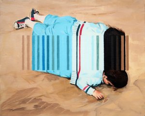 Beached, 2019 (akryl på duk)