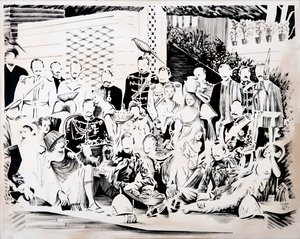 Feast of the Gods, 2017 (olja på duk)