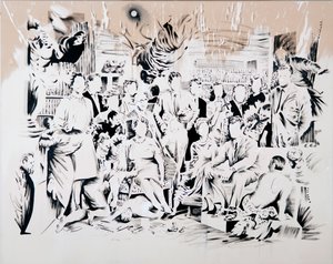 Miracle of The Slave, 2017 (olja på duk)