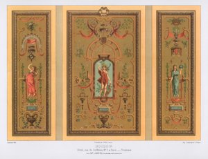 Boudoir, Rue de Solferino, Paris, 1800-talet.