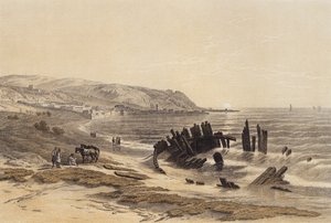 Carmel (färg litho) av David (after) Roberts