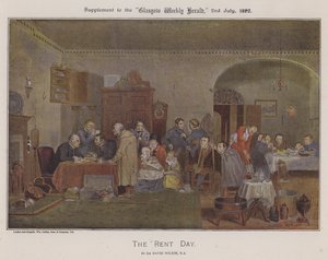 The Rent Day (färg litho)
