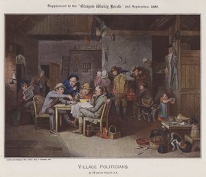 Bypolitiker (färg litho)