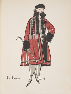 La Loutre, från en samling modetallrikar av David