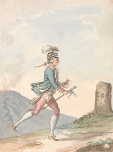En löpande postillion av David Allan