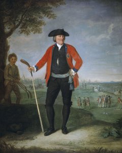 William Inglis, ca 1712 - 1792. Kirurg och kapten i det hedervärda sällskapet av Edinburghs golfare av David Allan