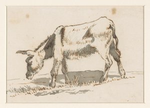 Betande åsna, från vänster av David Alphonse de Sandoz Rollin