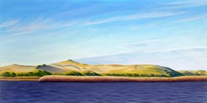 Entering the Provincelands, 2013 (olja på duk) av David Arsenault