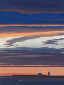 Race Point Finish, 2017 (olja på duk) av David Arsenault