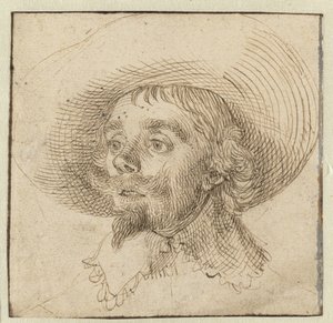 Porträtt av Hendrick Cornelisz Vroom (?) av David Bailly (attributed to)