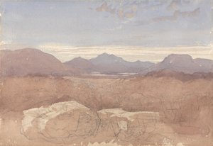 Bergsutsikt i norra Wales av David Cox