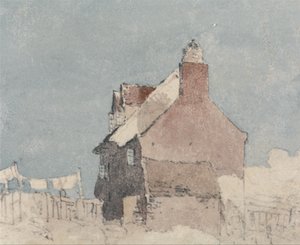 Stuga vid Northfleet, Kent av David Cox