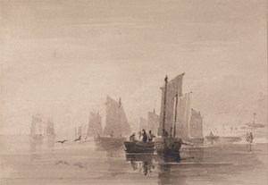 Fiske utanför Hastings av David Cox