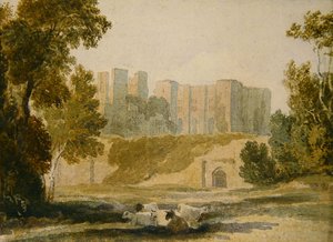 Kenilworth Castle (akvarell på papper) av David Cox