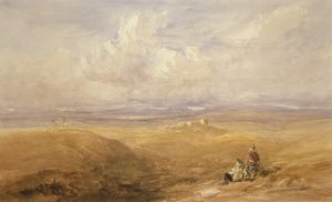 Lancaster Castle (wc på papper) av David Cox