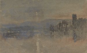 Landskap i månsken av David Cox