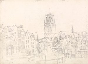 Rotterdam: St. Lawrence-kyrkan av David Cox