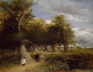 Skogens kjolar, 1855 av David Cox
