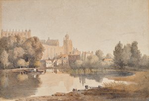 The Curfew Tower, Windsor av David Cox