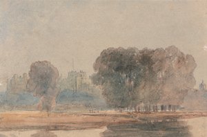 Windsor Castle från Brocas av David Cox