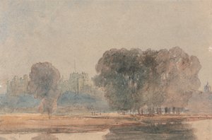 Windsor Castle från Brocas av David Cox