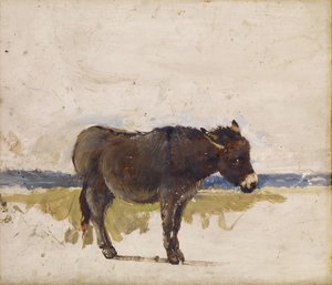 Studie av en åsna, 1841-1843.