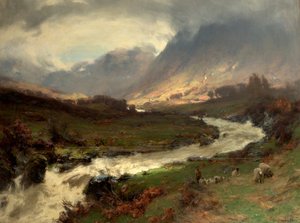 A Break in the Storm, Glen Lyon, Perthshire, Skottland, 1891-92