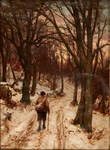 Winter, Glen Lyon (olja på duk)