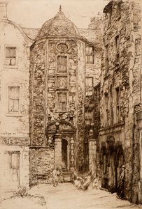 Strathmartine Lodging, 1900-talet (etsning) av David Foggie