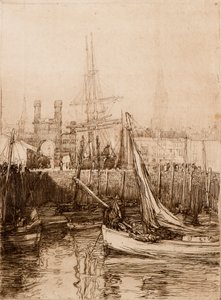 The Royal Arch, 1900-talet (etsning) av David Foggie