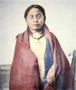 Kråkfot (d. 1890) (färgat foto)