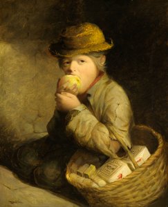 En tändstickssäljare, ca 1859 (olja på duk)