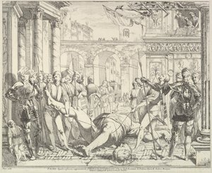 The Martyrdom of Saint Christopher, från The Story of Saints James and Christopher in the..., 1776. av David Giovanni