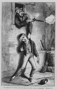 Illustration för Oliver Twist av Charles Dickens (gravyr)