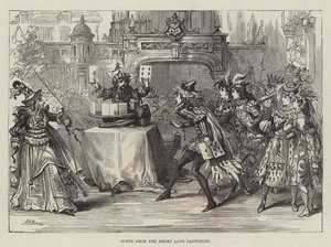 Scen från Drury Lane Pantomime av David Henry Friston