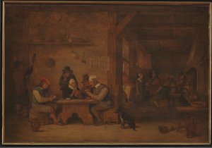 Interiör av ett värdshus av David I Teniers