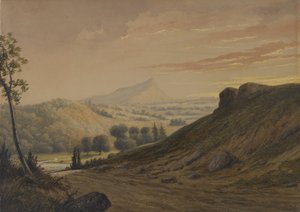 New England Scenery, ca 1850 (wc på papper)