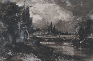 En kvarn, 1829. av David Lucas
