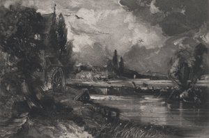 En kvarn, 1829. av David Lucas