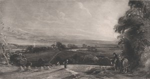 Höstsolnedgång, 1830.